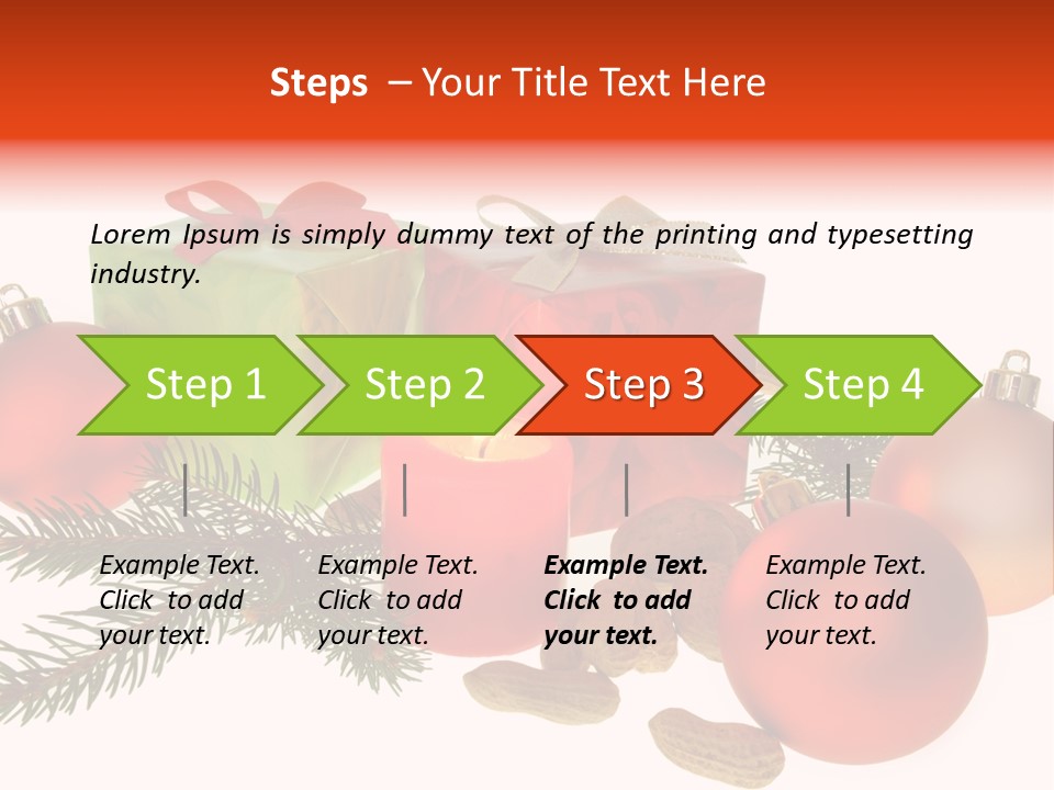 Gift Package Bow PowerPoint Template