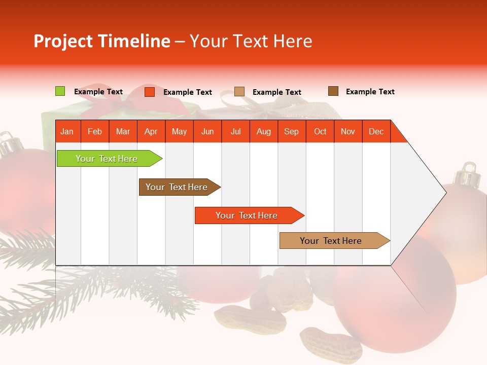 Gift Package Bow PowerPoint Template