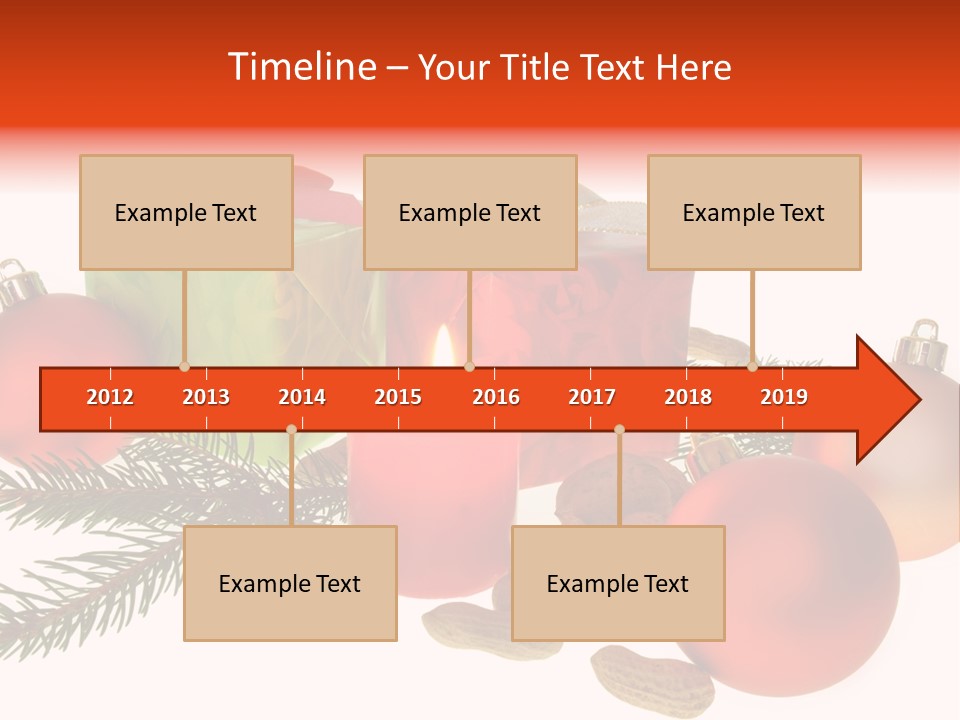 Gift Package Bow PowerPoint Template