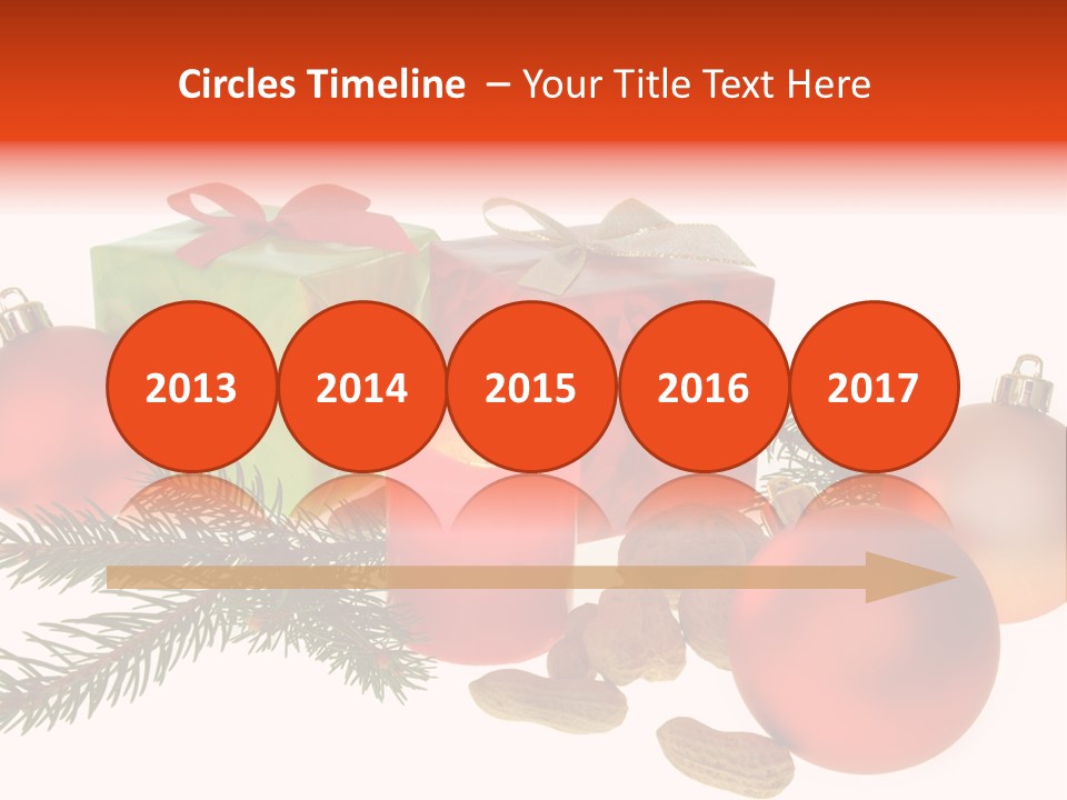 Gift Package Bow PowerPoint Template