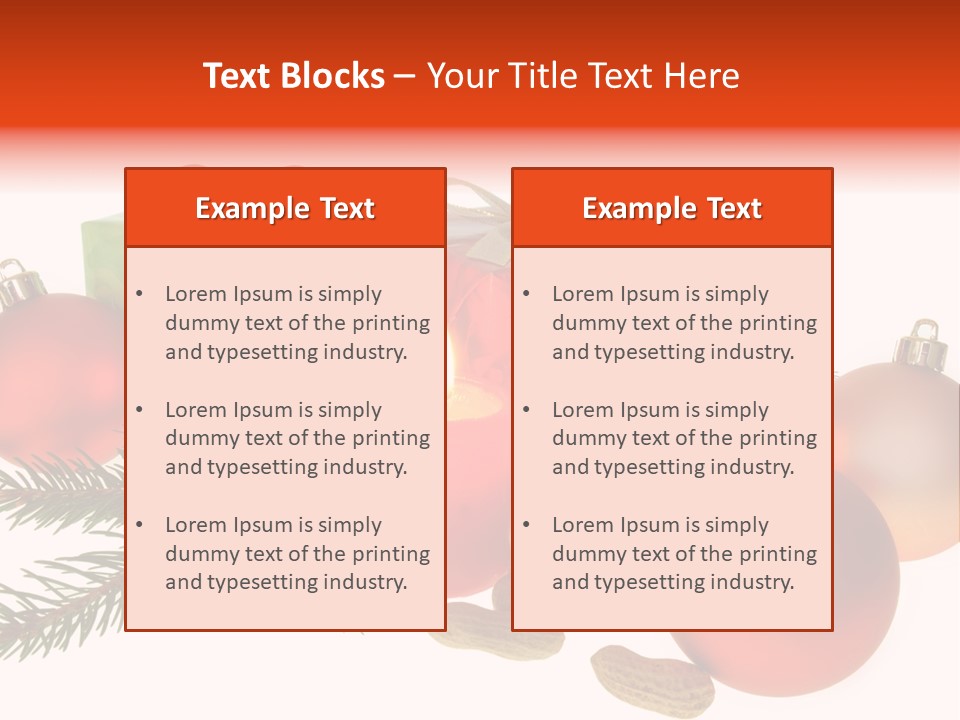 Gift Package Bow PowerPoint Template