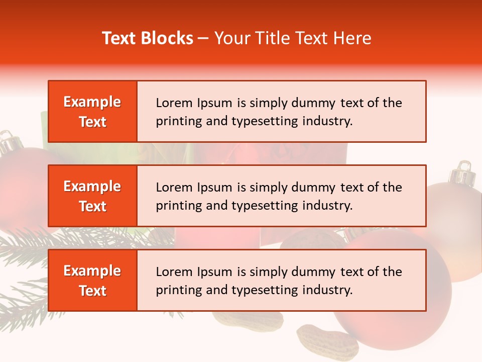 Gift Package Bow PowerPoint Template
