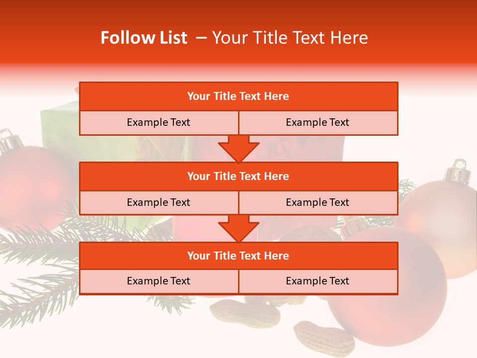 Gift Package Bow PowerPoint Template