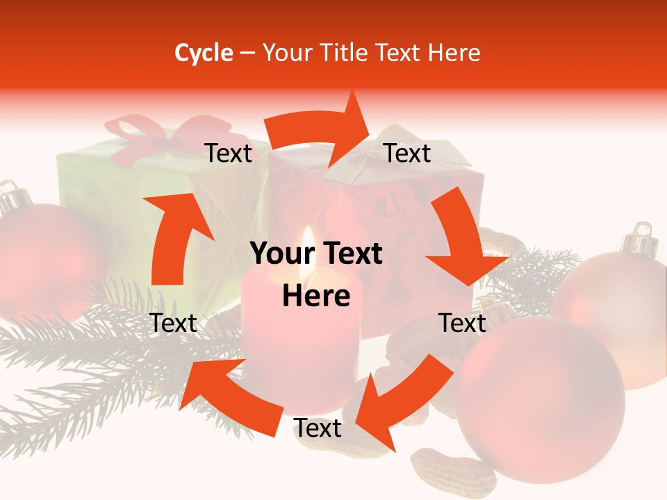 Gift Package Bow PowerPoint Template