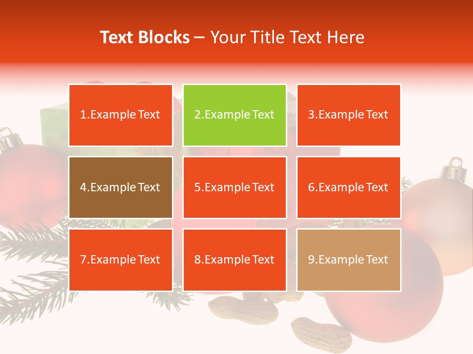 Gift Package Bow PowerPoint Template