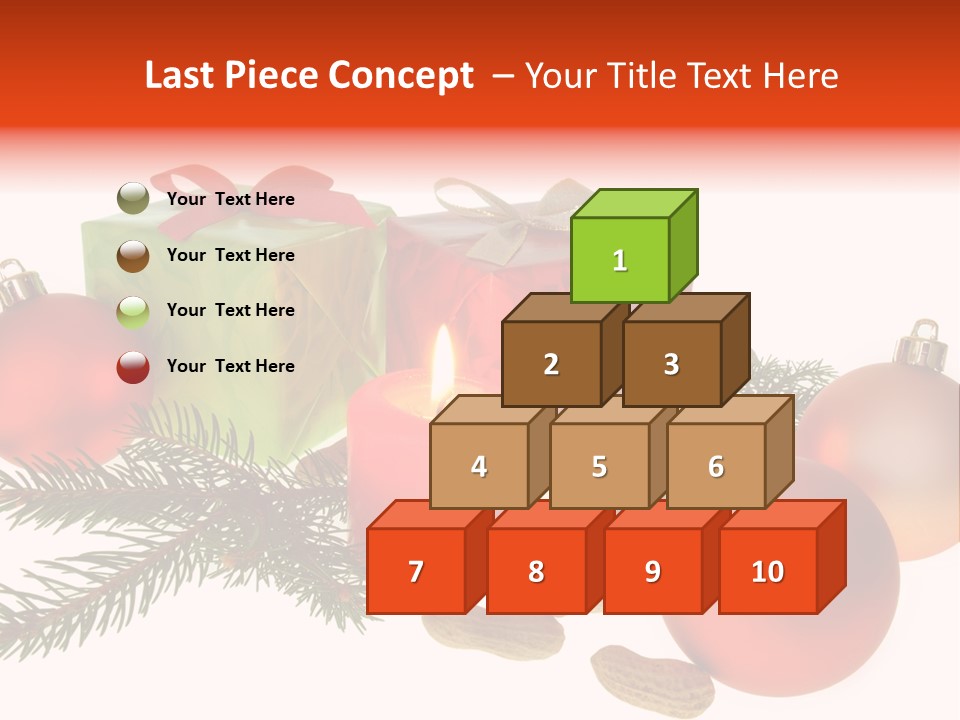 Gift Package Bow PowerPoint Template