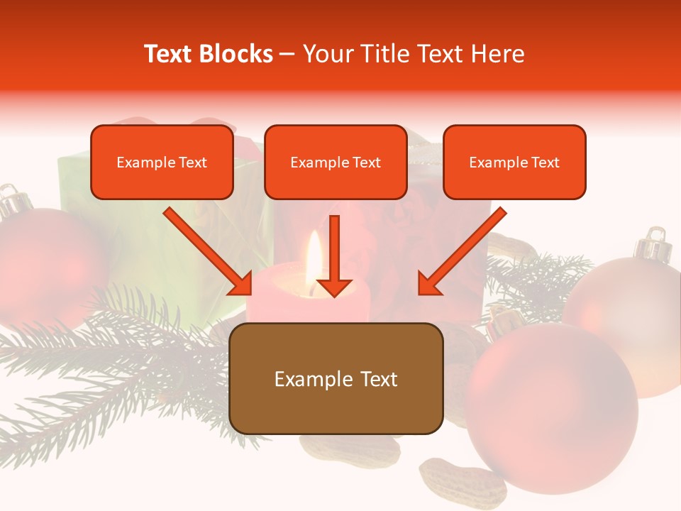 Gift Package Bow PowerPoint Template