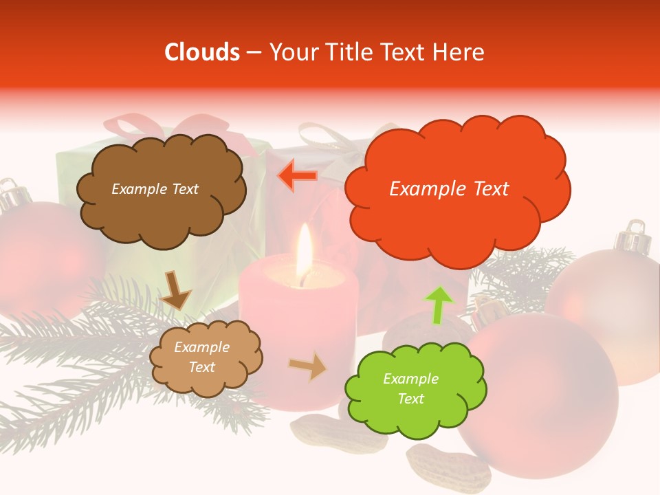 Gift Package Bow PowerPoint Template