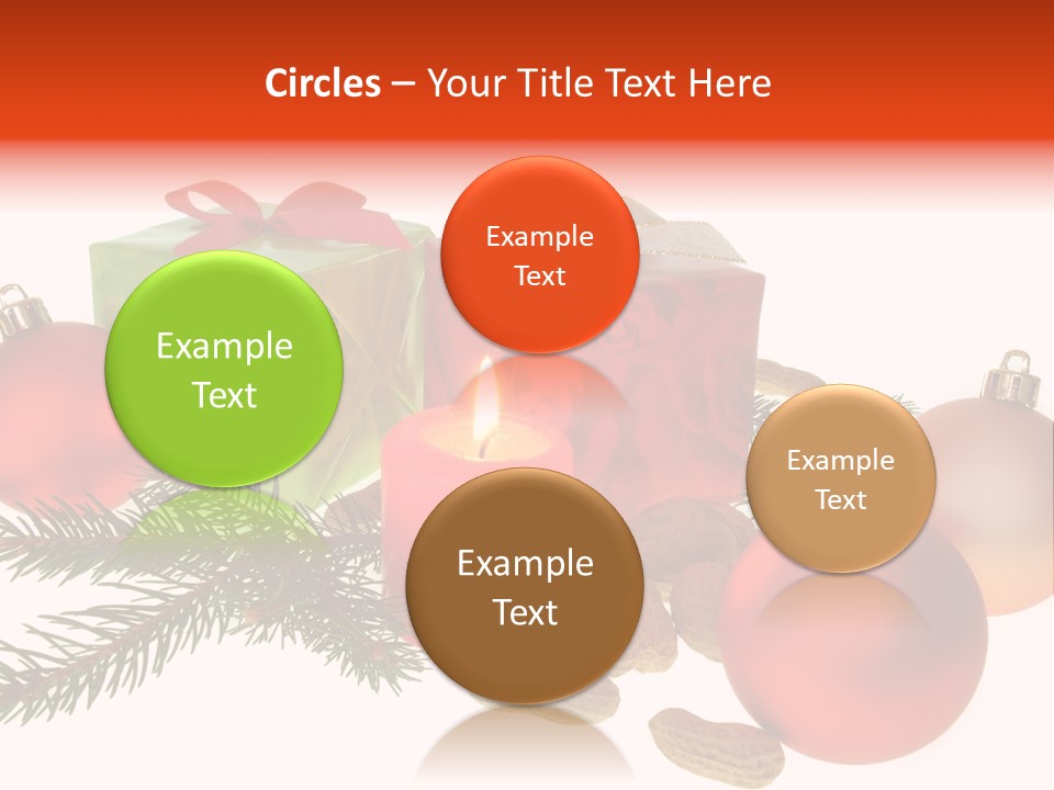 Gift Package Bow PowerPoint Template