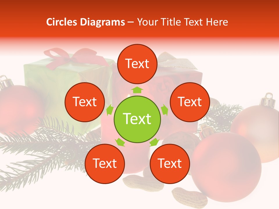 Gift Package Bow PowerPoint Template