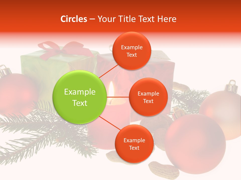 Gift Package Bow PowerPoint Template