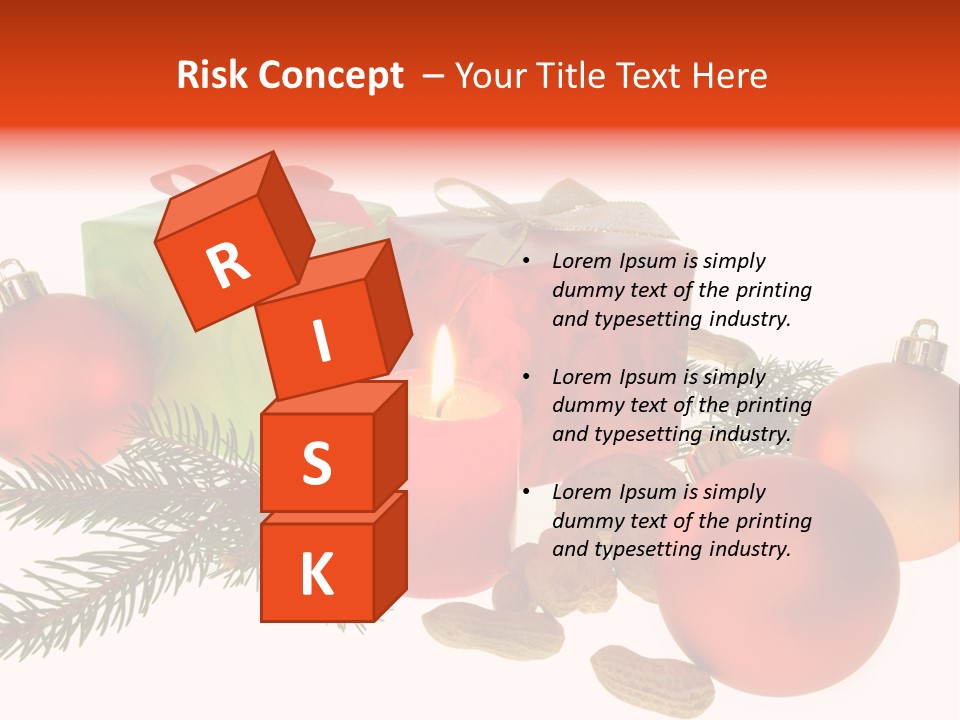 Gift Package Bow PowerPoint Template