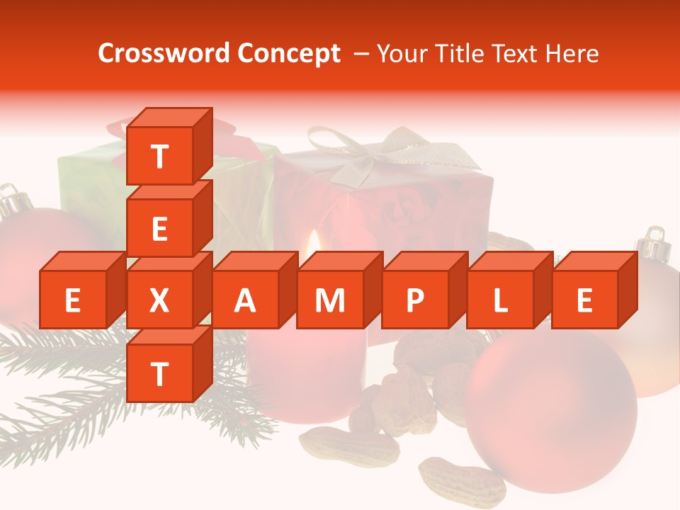 Gift Package Bow PowerPoint Template
