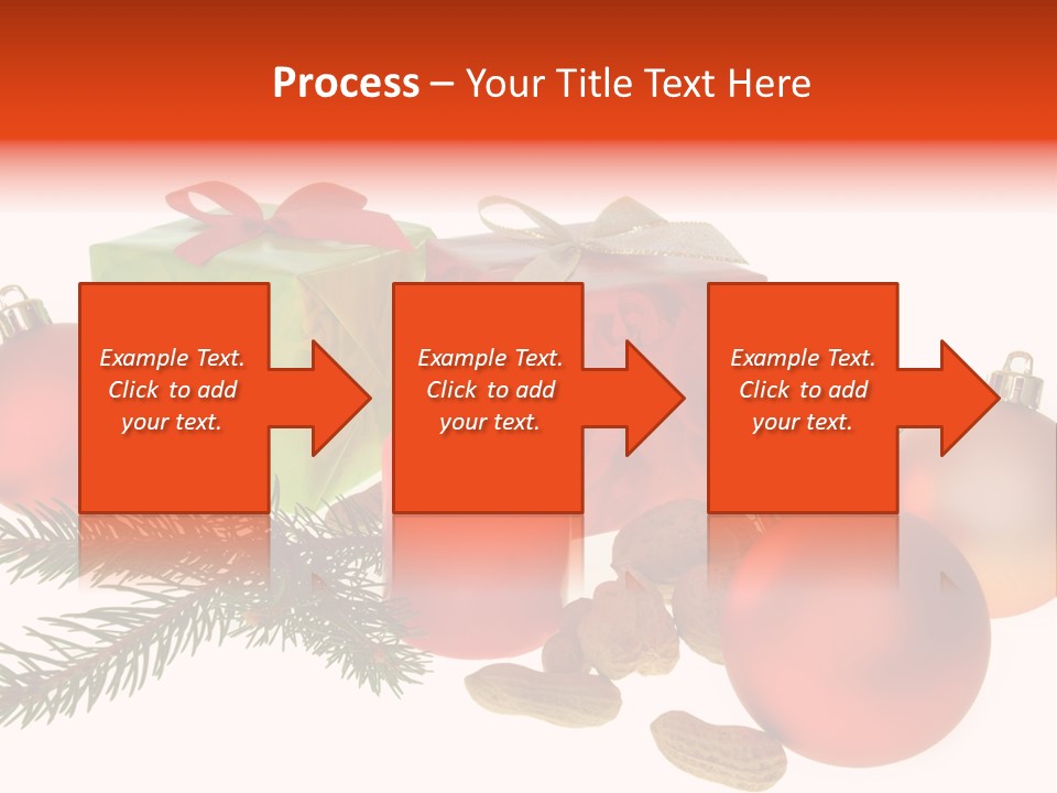 Gift Package Bow PowerPoint Template