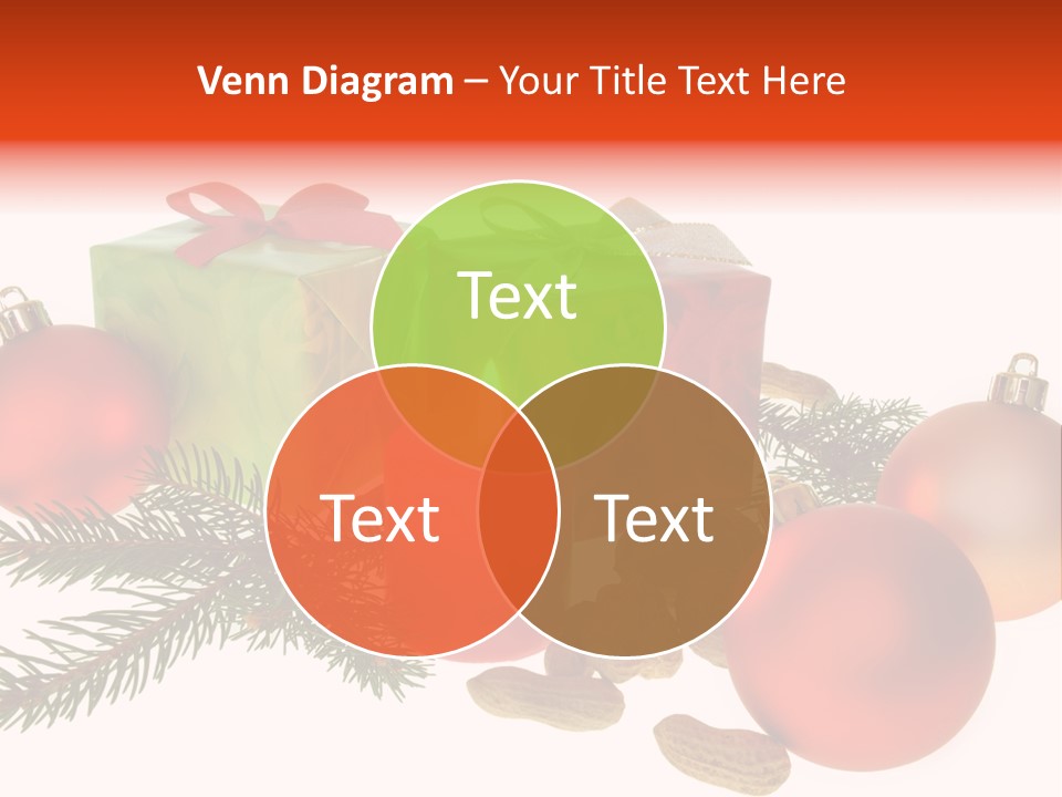 Gift Package Bow PowerPoint Template