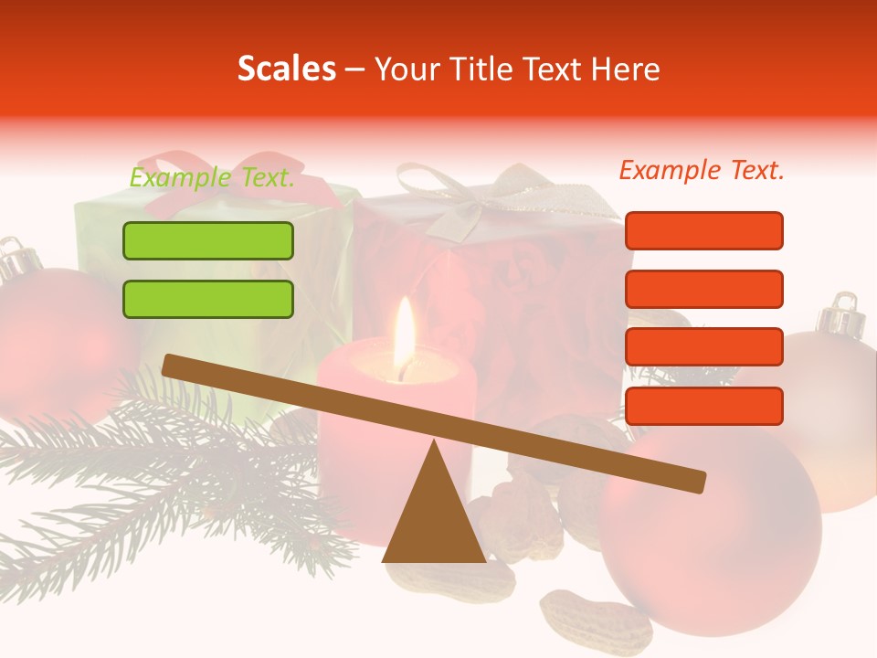 Gift Package Bow PowerPoint Template