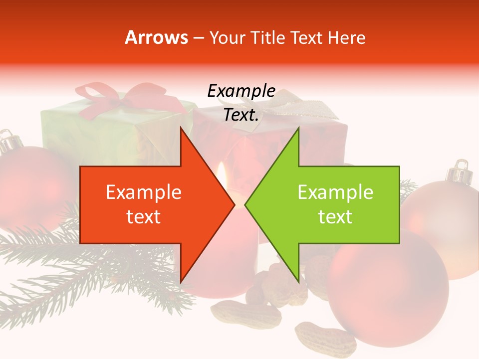 Gift Package Bow PowerPoint Template