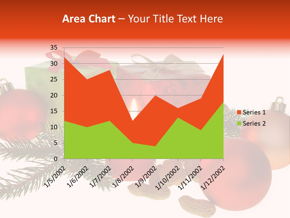 Gift Package Bow PowerPoint Template