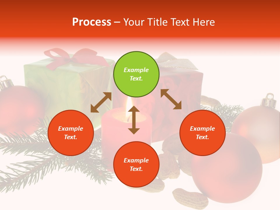 Gift Package Bow PowerPoint Template