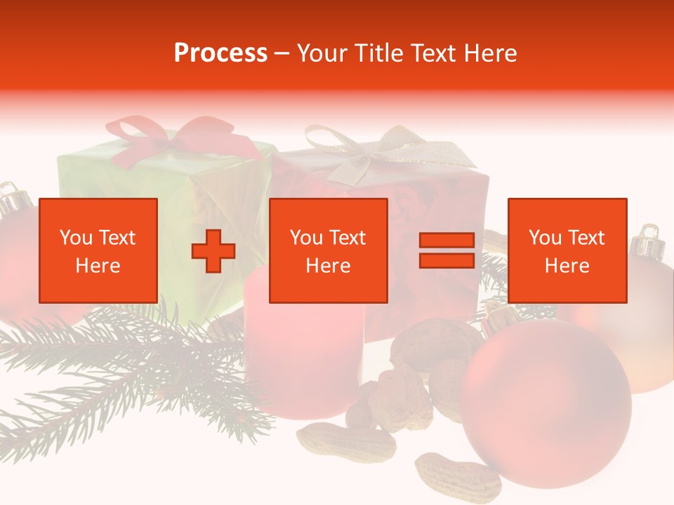 Gift Package Bow PowerPoint Template