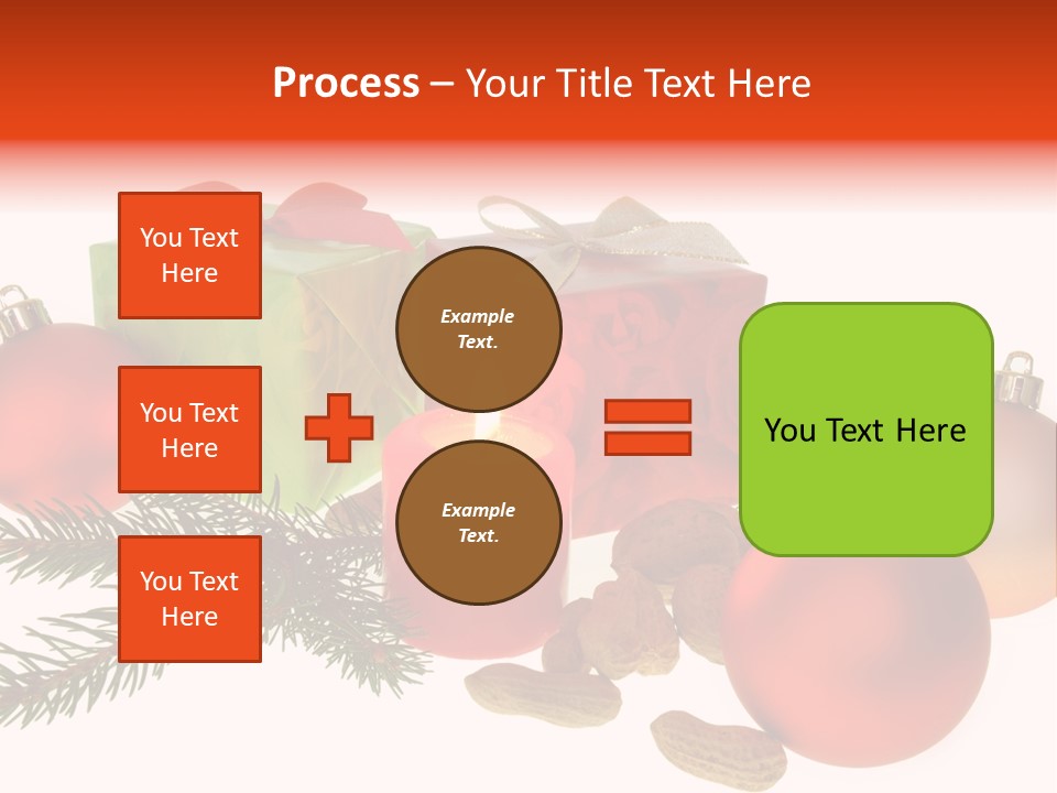 Gift Package Bow PowerPoint Template