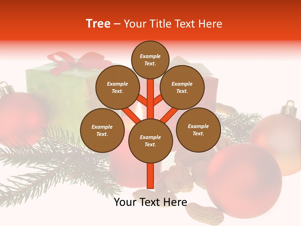 Gift Package Bow PowerPoint Template