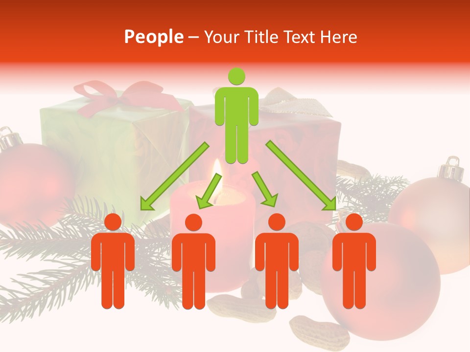 Gift Package Bow PowerPoint Template