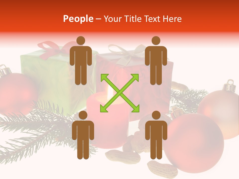 Gift Package Bow PowerPoint Template