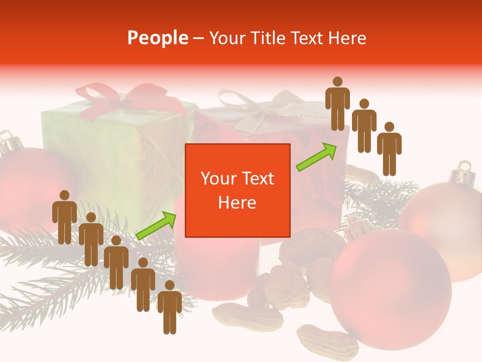 Gift Package Bow PowerPoint Template