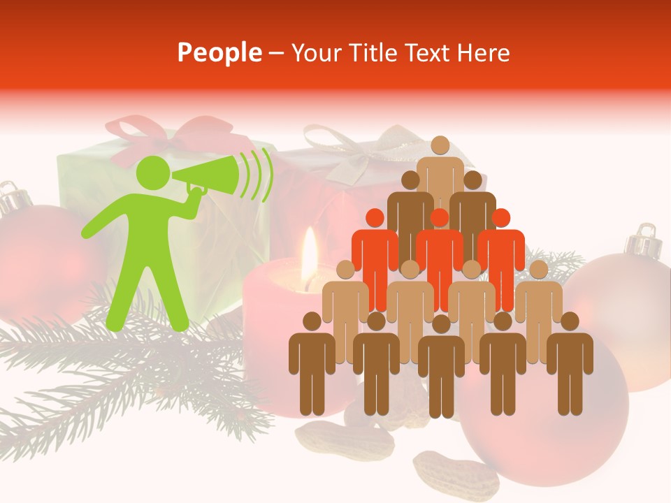 Gift Package Bow PowerPoint Template