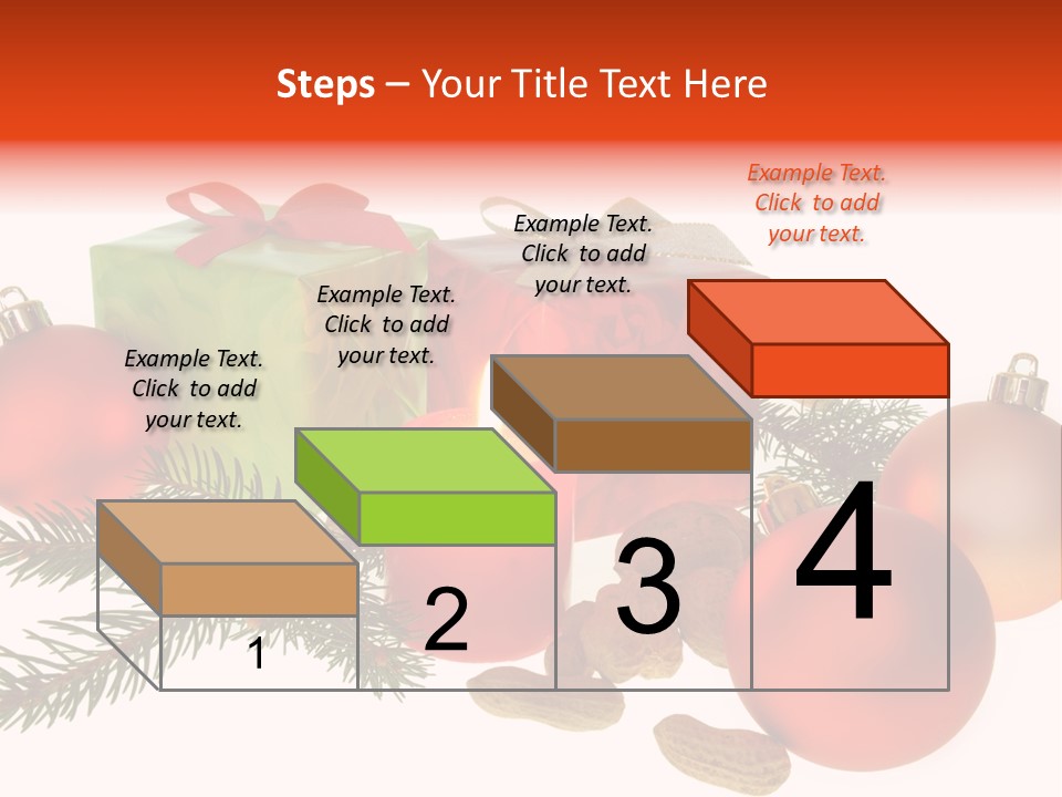 Gift Package Bow PowerPoint Template