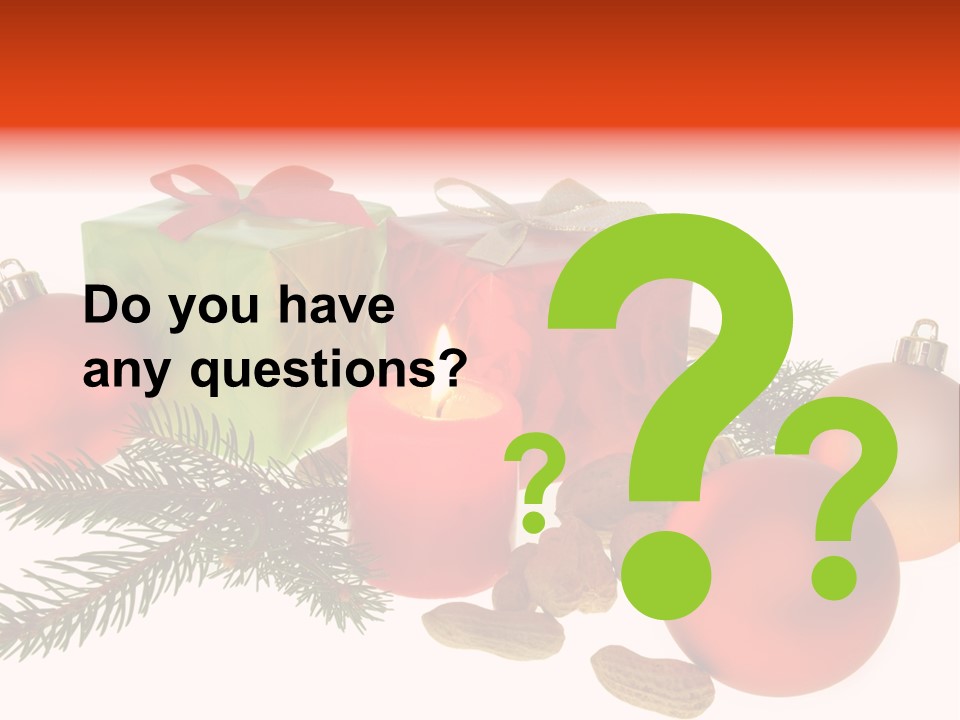 Gift Package Bow PowerPoint Template