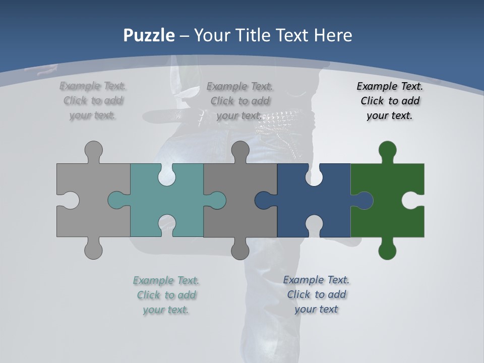 Complicated Action Leap PowerPoint Template