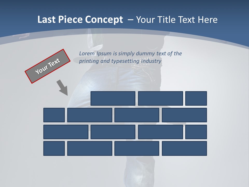 Complicated Action Leap PowerPoint Template
