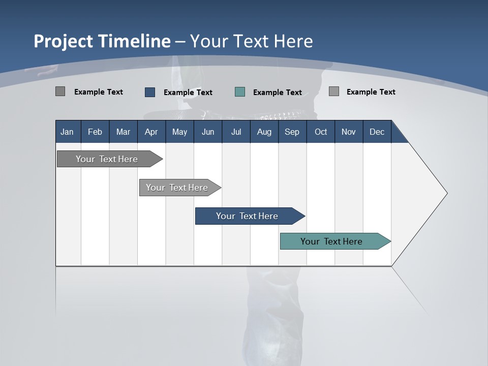 Complicated Action Leap PowerPoint Template