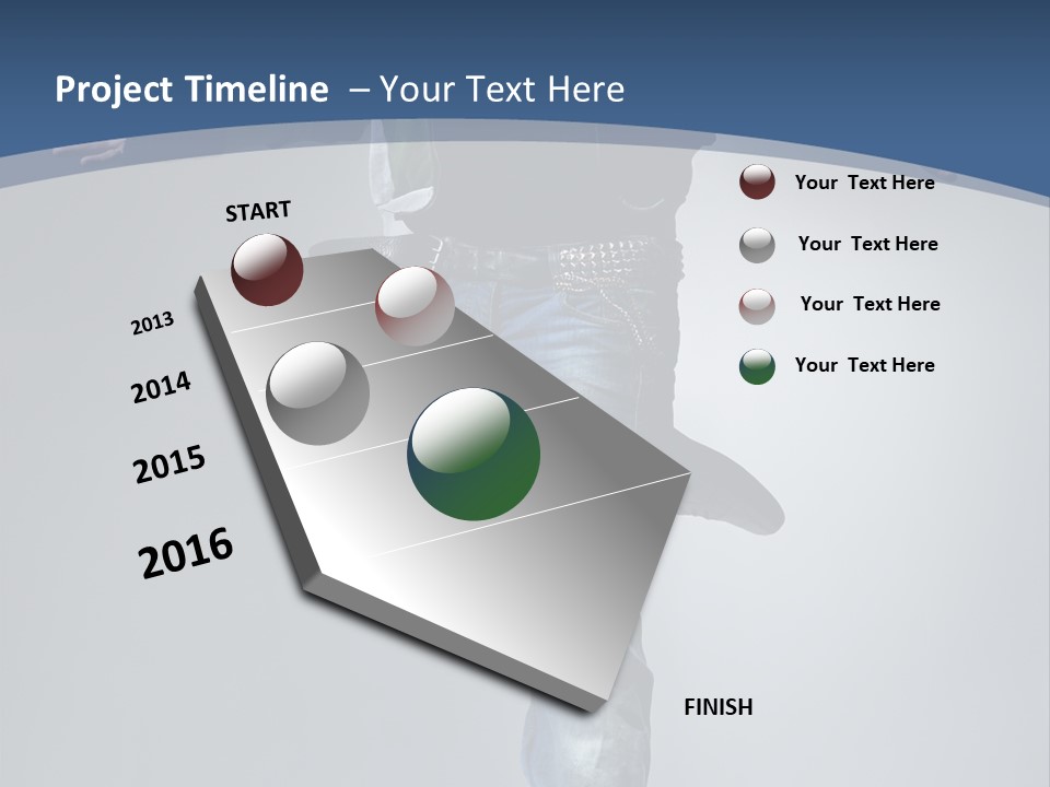 Complicated Action Leap PowerPoint Template