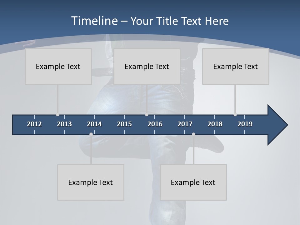 Complicated Action Leap PowerPoint Template