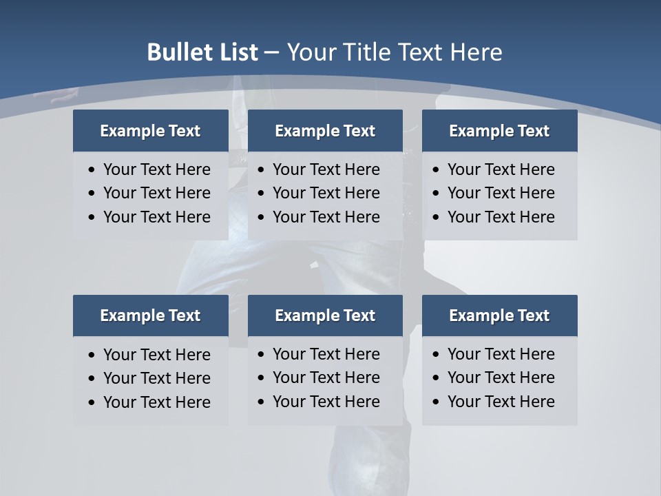 Complicated Action Leap PowerPoint Template