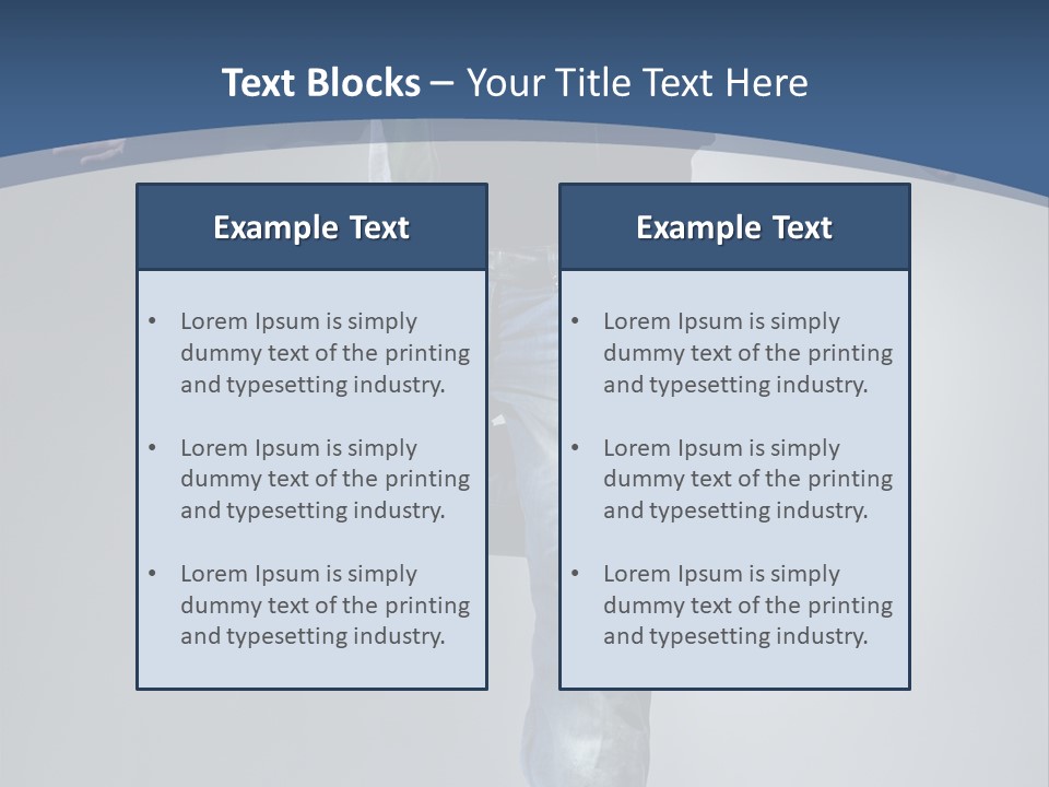 Complicated Action Leap PowerPoint Template