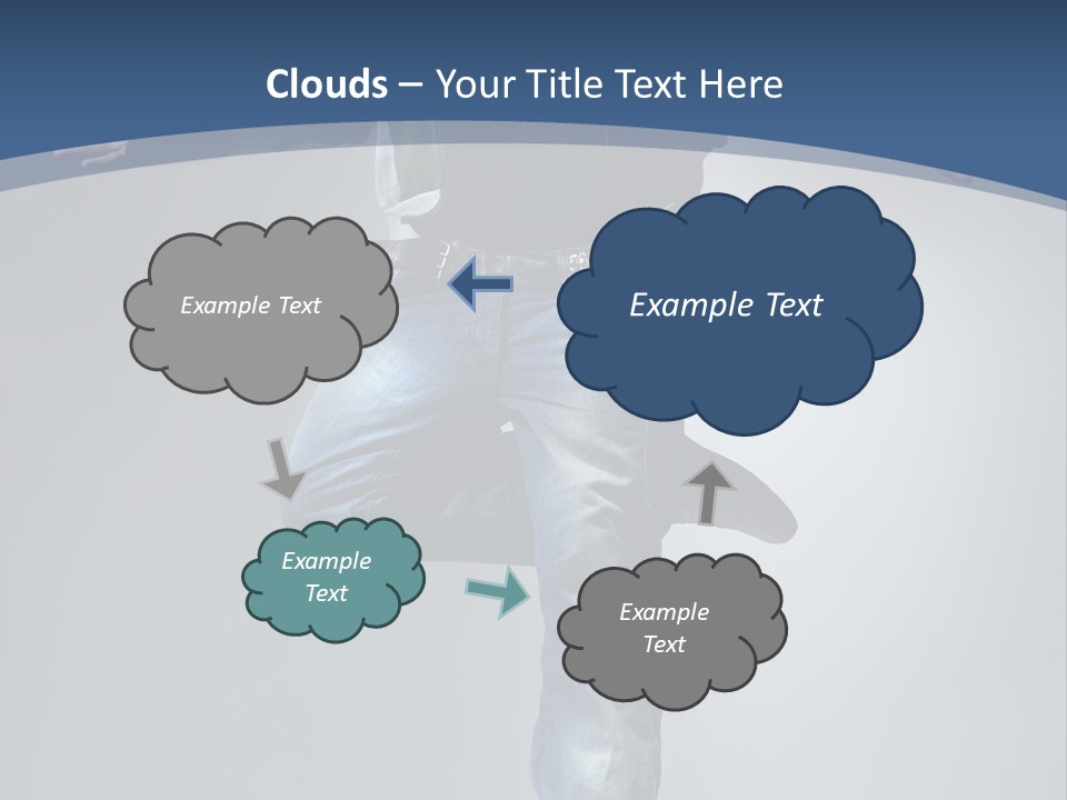 Complicated Action Leap PowerPoint Template
