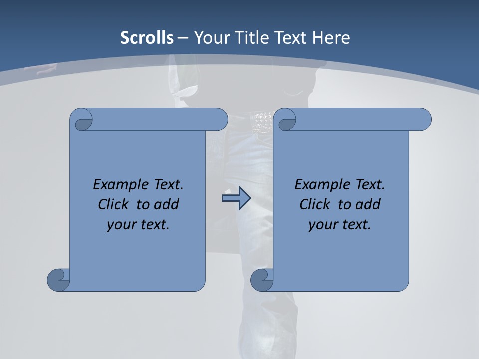Complicated Action Leap PowerPoint Template