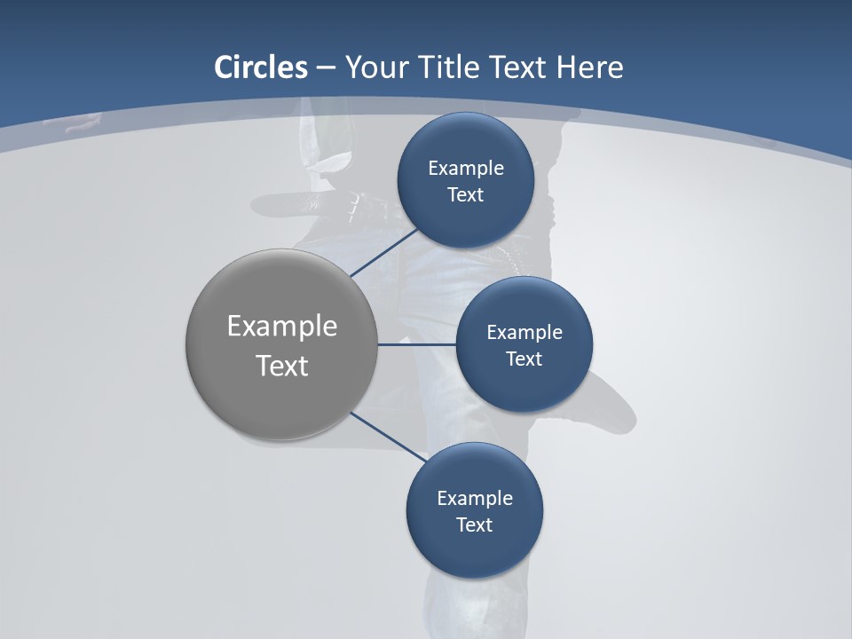 Complicated Action Leap PowerPoint Template