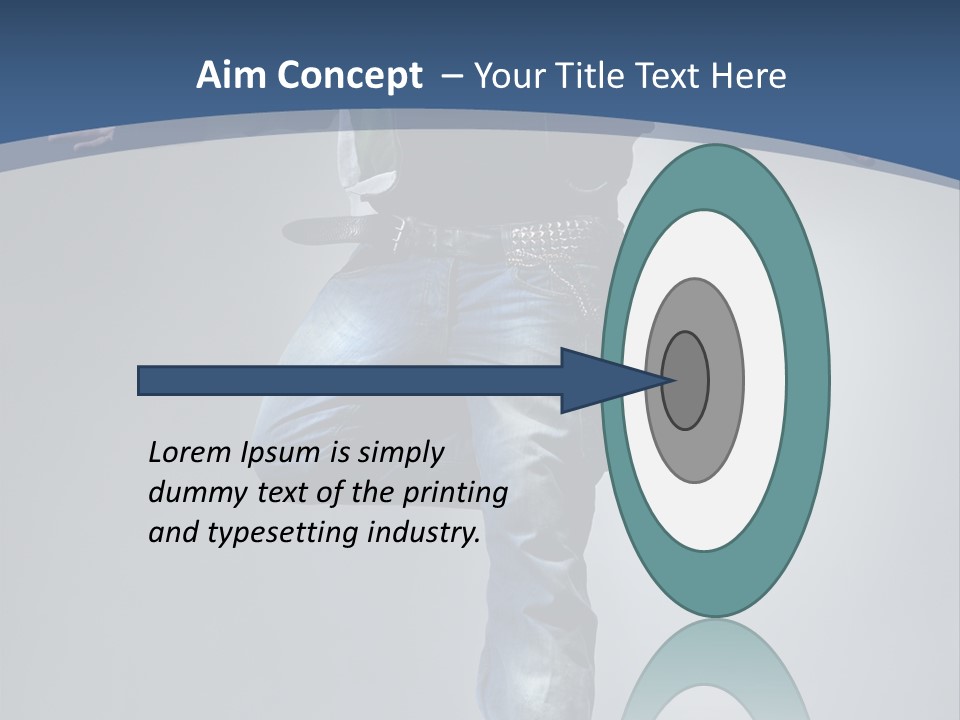 Complicated Action Leap PowerPoint Template