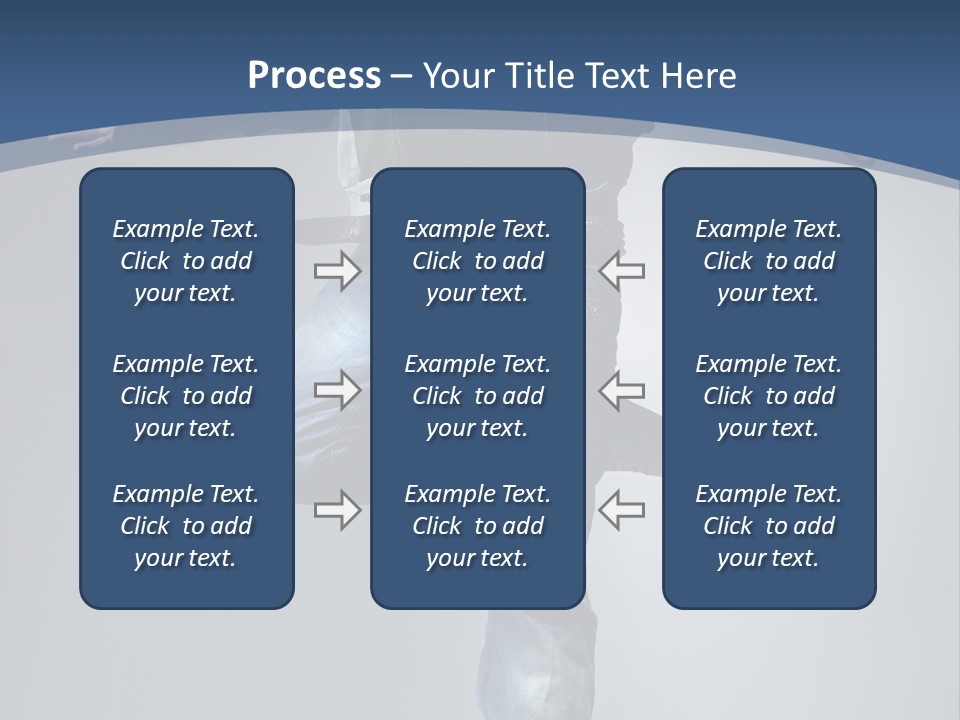 Complicated Action Leap PowerPoint Template