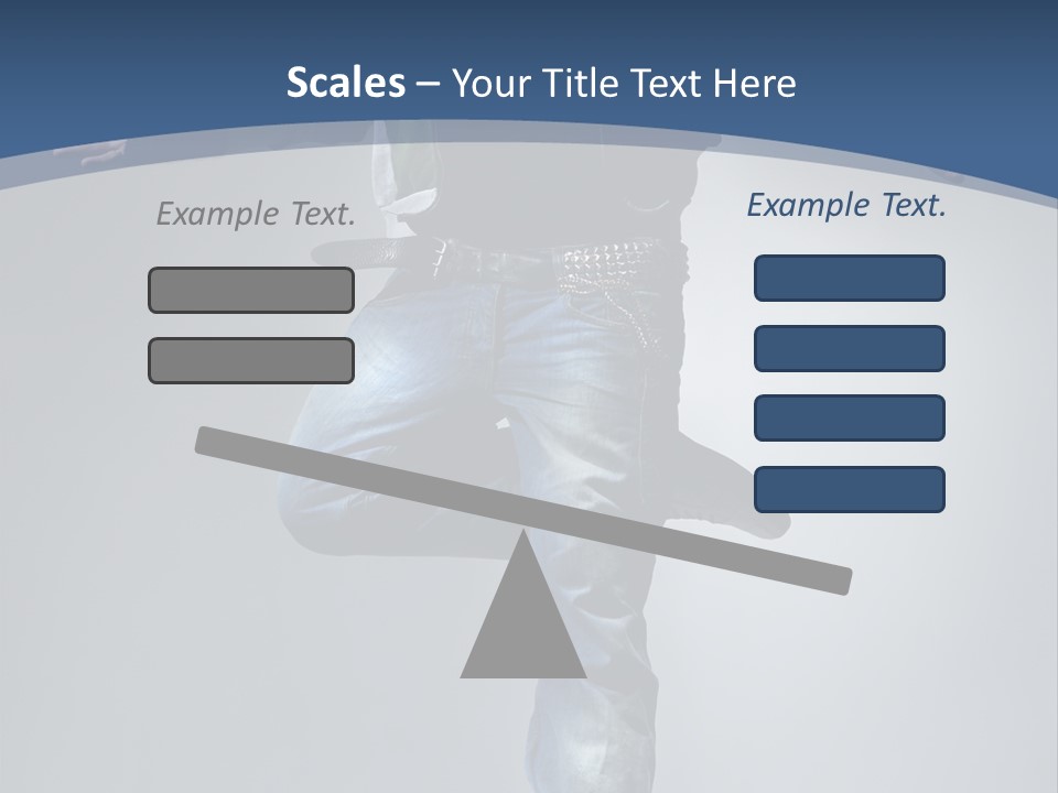 Complicated Action Leap PowerPoint Template