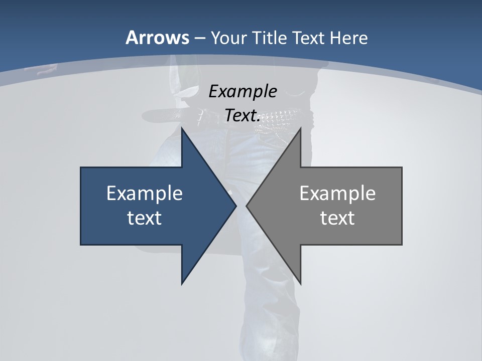 Complicated Action Leap PowerPoint Template