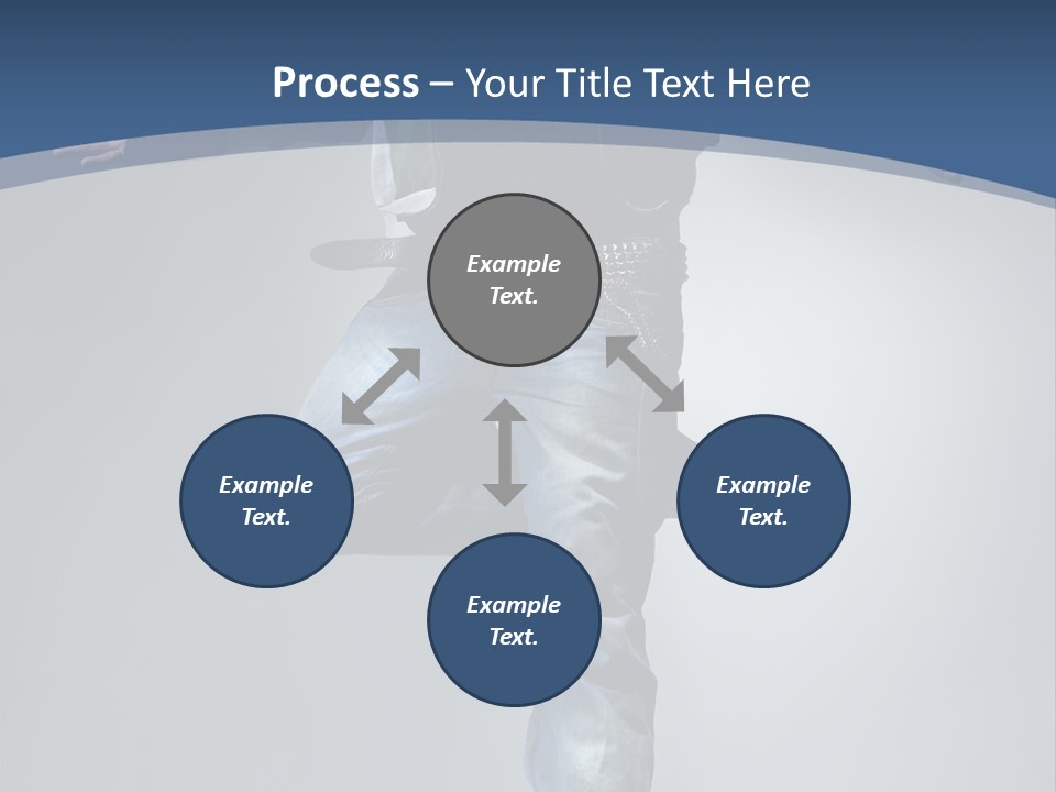 Complicated Action Leap PowerPoint Template