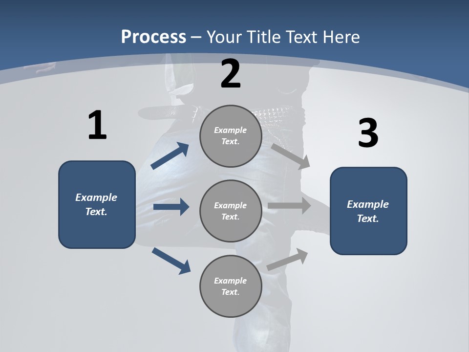 Complicated Action Leap PowerPoint Template