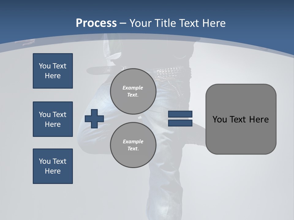 Complicated Action Leap PowerPoint Template