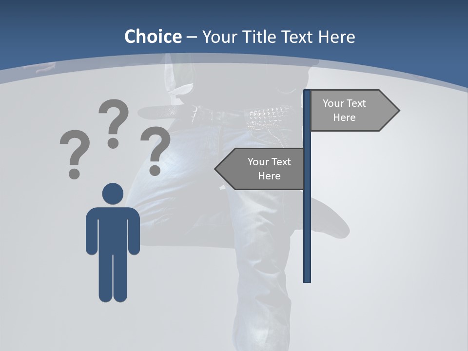 Complicated Action Leap PowerPoint Template